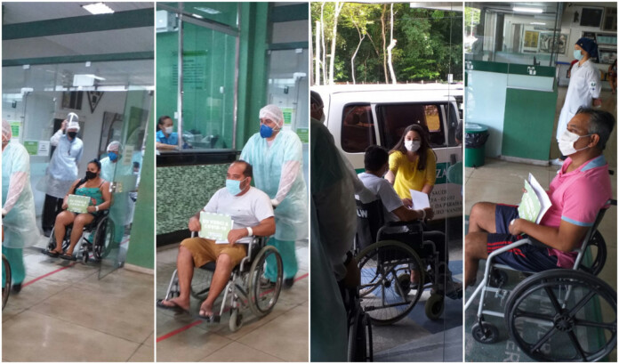 Mais cinco pacientes de Manaus recebem alta do HULW em João Pessoa
