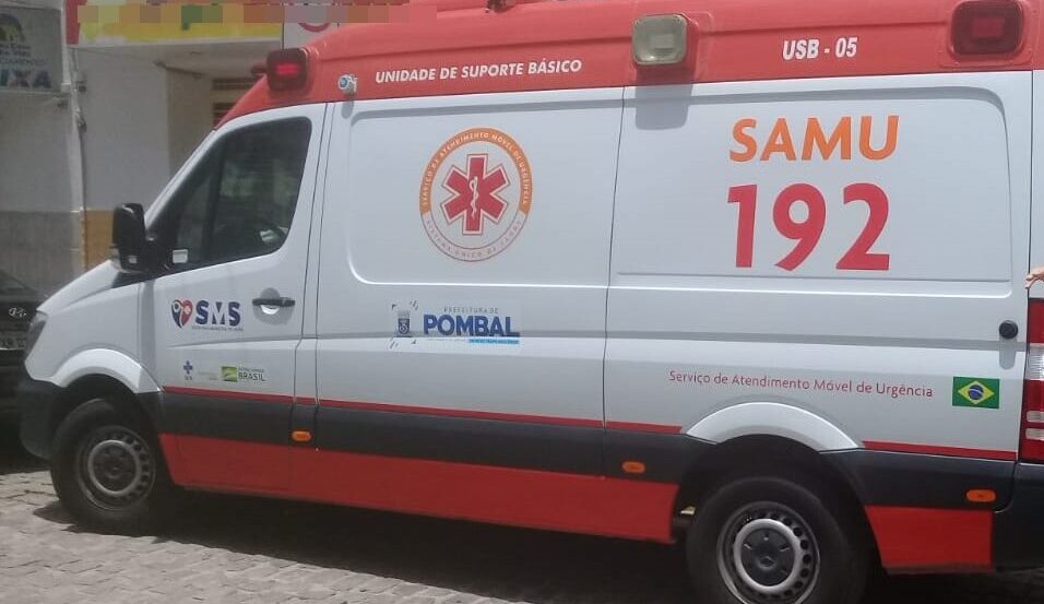 Um acidente foi registrado entre as cidades de São Bentinho e Pombal, ontem atarde